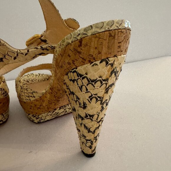 PRADA Snakeskin Platforms - Picture 15 of 16